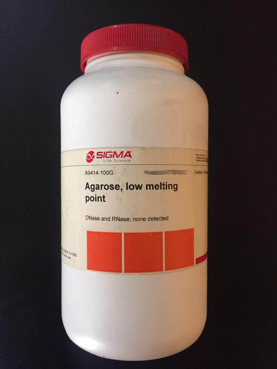 Agarose, low gelling temperature